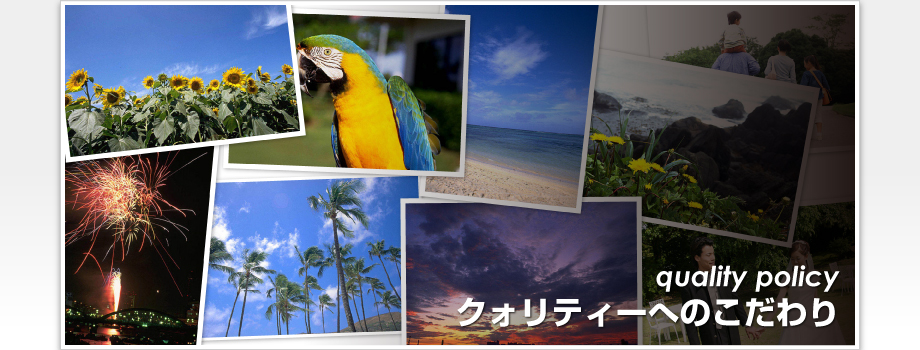 クォリティーへのこだわり